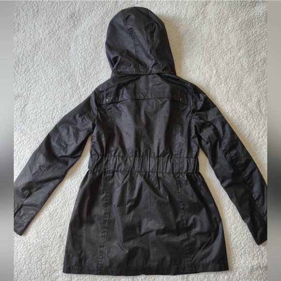 Yoki Girls Medium (Size 8-10) Black Anorak Outerwear Jacket w/ Removable Hood - Picture 13 of 13